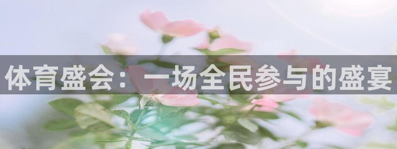 尊龙官网下载软件：体育盛会：一场全民参与的盛宴